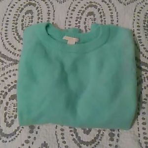 Forever 21 mint high low sweater